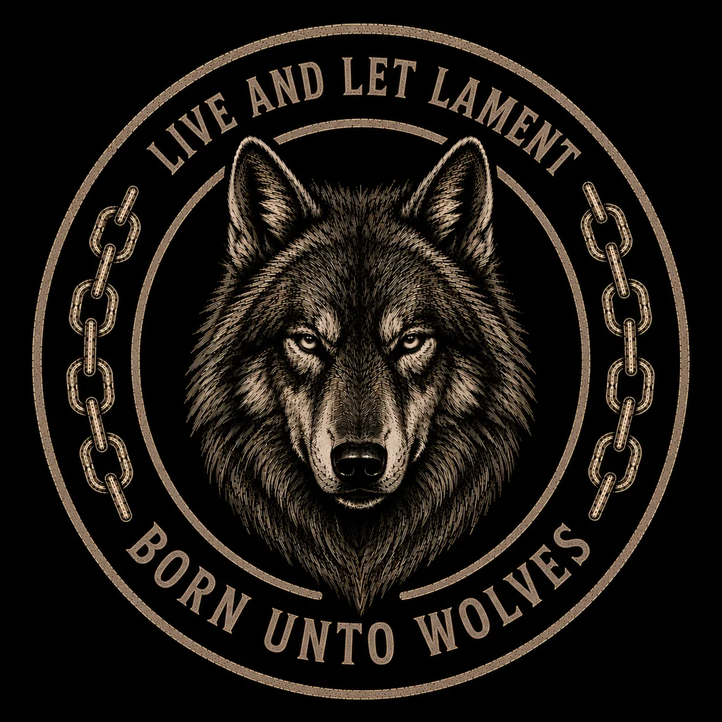 Born Unto Wolves - Live and Let Lament - Album Art